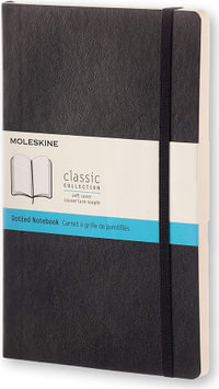 Moleskine Classic : Large Notebook, Dotted, Black : Soft Cover - Moleskine
