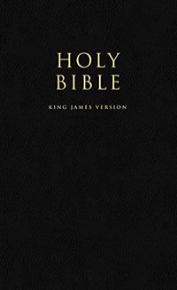 The Holy Bible : King James Version (KJV) Popular Gift & Award Black Leatherette edition - Collins UK