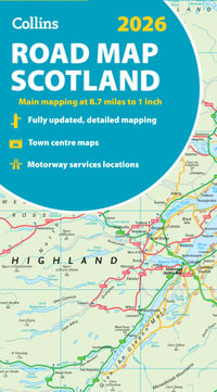 Collins Road Atlas - 2026 Collins Road Map Of Scotland : Folded Road Map - Collins Maps