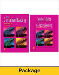 Corrective Reading Decoding Level B2, Teacher Materials Package : CORRECTIVE READING DECODING SERIES - McGraw Hill