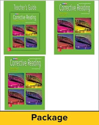Corrective Reading Decoding Level C, Teacher Materials Package : CORRECTIVE READING DECODING SERIES - McGraw Hill