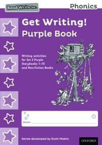 Read Write Inc Phonics : Get Writing! Purple Book Pack of 10 - Ruth Miskin