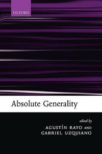 Absolute Generality - Agustín Rayo