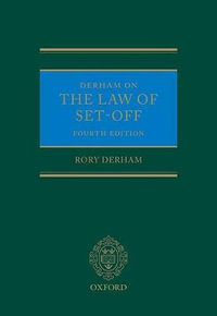 Derham on the Law of Set-Off - Rory Derham
