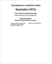 Quartetto : Four Parts for String Quartet - Giuseppe Verdi