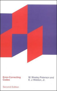 Error-Correcting Codes, second edition : Mit Press - W. Wesley Peterson
