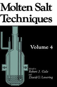 Molten Salt Techniques : Molten Salt Techniques - R. J. Gale