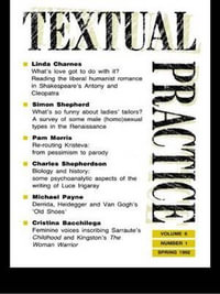 Textual Practice : Volume 6, Issue 1 - Terence Hawkes