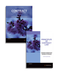 Contract: Cases and Materials 14th Edition + Principles of Contract Law 6th Edition : Value Pack Bundle - Andrew Robertson