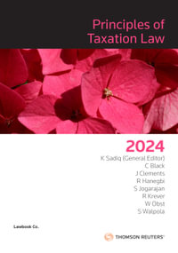 Principles of Taxation Law 2024 - Celeste Black
