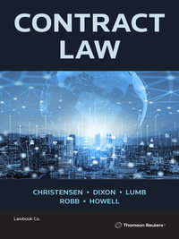 Contract Law First Edition - Bill  Dixon