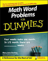 Math Word Problems For Dummies : For Dummies - Mary Jane Sterling