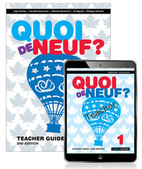Quoi de Neuf ? 1 : Teacher Guide, Teacher eBook and Audio Download 2nd Edition - Judy Comley