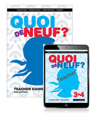 Quoi de Neuf ? 3+4 : Teacher Guide, Teacher eBook and Audio Download 2nd Edition - Ghislaine Barbe
