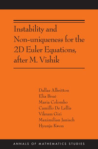 Instability and Non-Uniqueness for the 2D Euler Equations, After M. Vishik : (Ams-219) - Camillo De Lellis