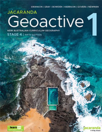 Jacaranda Geoactive 1 NSW Australian curriculum Geography Stage 4 : 5th Edition learnON & print - Louise Swanson