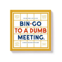 Bin-go To A Dumb Meeting Bingo book - Brass Monkey
