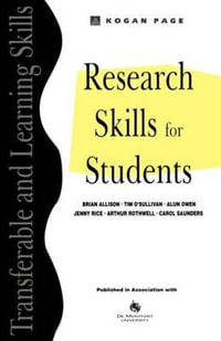 Research Skills for Students : Transferable & Learning Skills - Brian Allison