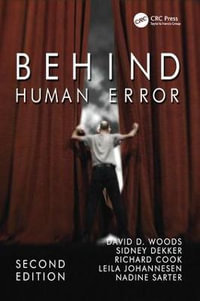 Behind Human Error - David Woods