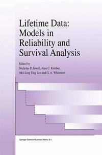 Lifetime Data : Models in Reliability and Survival Analysis - Nicholas P. Jewell