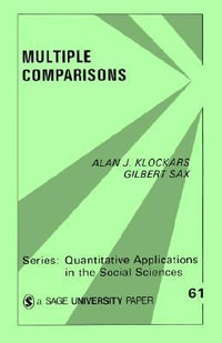 Multiple Comparisons : Quantitative Applications in the Social Sciences - Alan J. Klockars