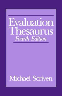 Evaluation Thesaurus - Michael Scriven