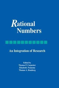 Rational Numbers : An Integration of Research - Thomas P. Carpenter