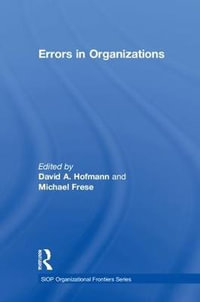Errors in Organizations : SIOP Organizational Frontiers Series - David A. Hofmann