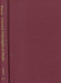 Bacon : Selected Philosophical Works - Francis Bacon