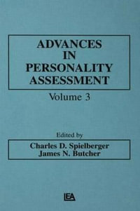 Advances in Personality Assessment : Volume 3 - C. D. Spielberger