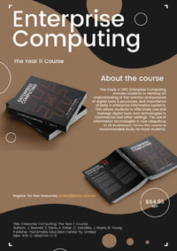 Enterprise Computing : the Year 11 Course - Jeannie Bedwell