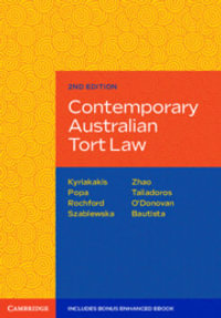 Contemporary Australian Tort Law : 2nd Edition - Joanna Kyriakakis