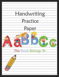 Handwriting Tracing Paper: ABC Kids Notebook with Dotted Lined Sheets  Preschool Handwriting Journal, Large 8.5 x 11