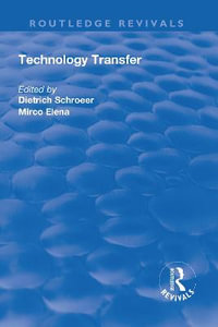 Technology Transfer : Routledge Revivals - Dietrich Schroeer