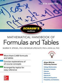 Schaum's Outline of Mathematical Handbook of Formulas and Tables, Fifth Edition : Schaum's Outlines - Seymour Lipschutz