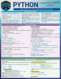 Python Programming Language : A Quickstudy Laminated Reference Guide - Robin Nixon