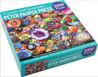 Crystals and Gemstones : 1000-Piece Jigsaw Puzzle - Peter Pauper Press