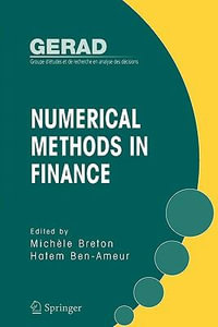 Numerical Methods in Finance - MichÃ¨le Breton