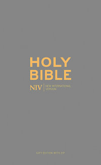 NIV Pocket Charcoal Soft-tone Bible with Zip : New International Version - New International Version