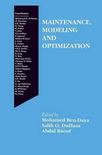 Maintenance, Modeling and Optimization - Mohamed Ben-Daya