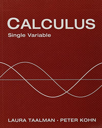 Calculus Single Variable (Paper) - Associate Professor Laura Taalman