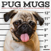 Pug Mugs 2026 12 X 12 Wall Calendar - Willow Creek Press
