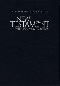 NIV New Testament With Psalms And Proverbs [Pocket Size, Black] - Zondervan