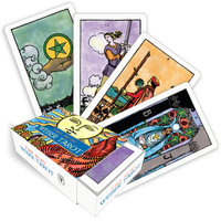 The Mini Weiser Tarot : A Miniature Edition of the Classic 1909 Waite-Smith Deck (78 Full-Color Cards) - Arthur Edward Waite