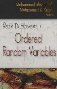 Recent Developments in Ordered Random Variables - Mohammad Ahsanullah
