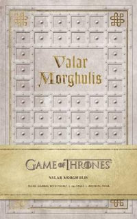 Game of Thrones Valar Morghulis Hardcover Ruled Journal : Game of Thrones - HBO