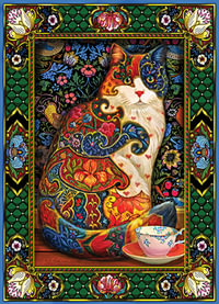 Painted Cat - Puzzle : 1000-Piece Jigsaw Puzzle - Lewis T Johnson