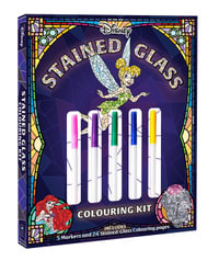 Disney : Stained Glass Adult Colouring Kit