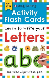 Letters : Wipe Clean Activity Flash Cards - Priddy Books