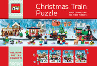 Lego Christmas Train Puzzle : Four Connecting 100-Piece Puzzles - Lego